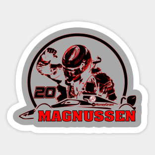 #20 Magnussen Fan Car Driver Sticker